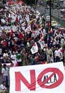 UN NO A LA POLÍTICA DEL IMPERIO